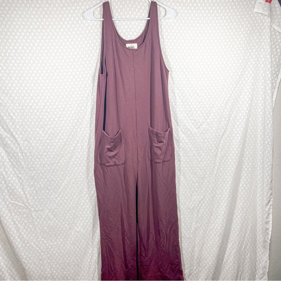 Madewell MWL Rusted Red Pull On Superbrushed Jumpsuit - Picture 2 of 8